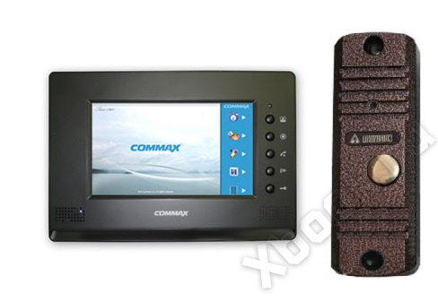 Commax Комплект CDV-71AM Black вид спереди