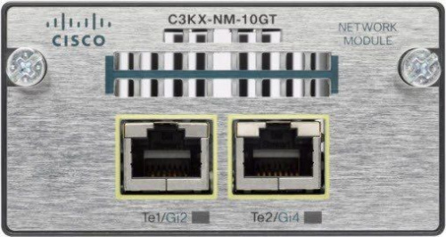 Cisco C3KX-NM-10GT вид сбоку