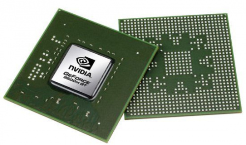 NVIDIA GeForce 8700M GT 512Mb вид спереди