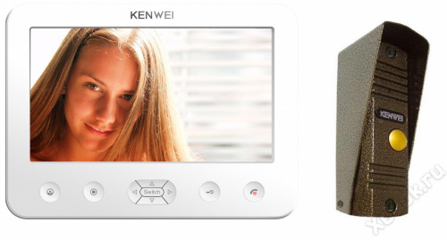 Kenwei KW-E706C белый/KW-139MCS комплект вид спереди
