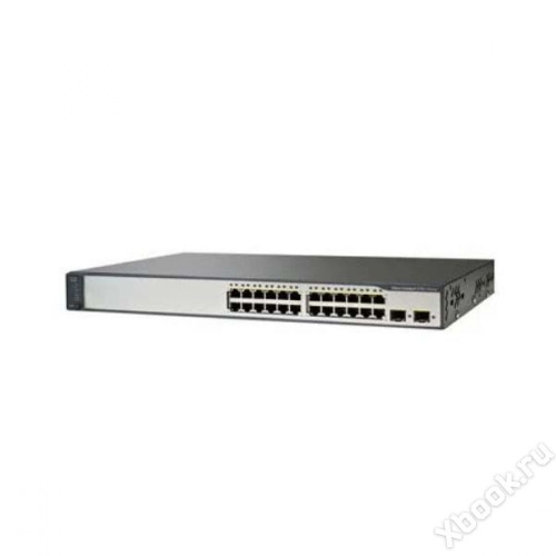 Cisco WS-C3750V2-24TS-S (switch) вид спереди